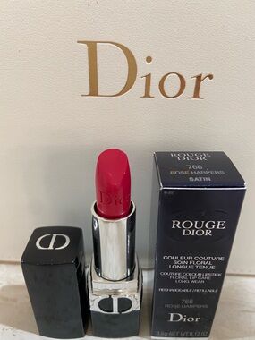 Dior Rouge Dior Satin Lipstick – Rose Harpers 766 (Pink)